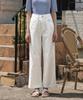 ZEROSTREET [2 Colors] Almond Wide Denim Pants