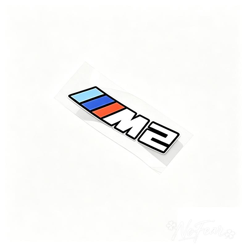 For BMW M Power M3 M5 Logo G01 G30 F30 F31 E36 E87 E60 E46 E91 X1 X3 X5 E53 For M 2 M3 M4 Competition Cs Car tail label sticker XU7