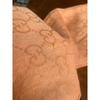 Used GUCCI GG pattern stole orange wool silk