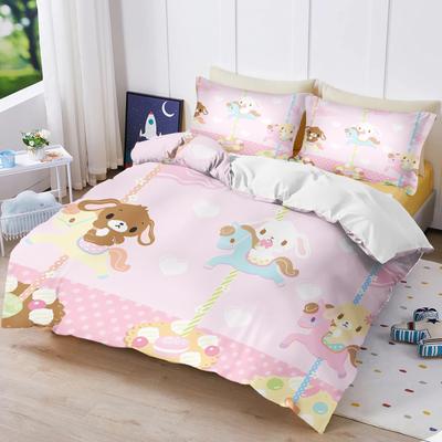 Sugarbunnies Sanrio Series Bedding Set Comforte Luxus 3-Piece 1 Quilt Cover  Exquisite Birthday Gift 100% Polyester Home Decor