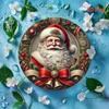 2D Round Metal Wall Art Home Decor Kitchen Garden Christmas Gift Room Decoration