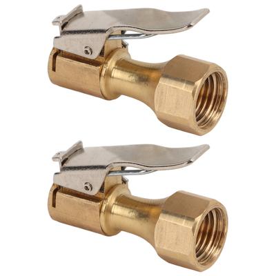 2 PEZZI Mandrino ad Aria Ottone Filettatura Interna Ugello Connettore Pompa per Pneumatici Universale per Gonfiatori