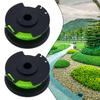 String Trimmer Parts Trimmer Spool Cap Replacing Spools 3pcs Automatic Green Solid Thread Length Per Spool : 3
