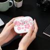 Glamorous Floral Pattern Case For Samsung Galaxy Buds 3 FE 4 Pro 2 Live 2Pro 4Pro 3Pro Clear Earphone Cases Cover With Hook
