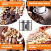 2-Piece 20 Oz Airtight Kitchen Canisters Stainless Steel Glass Food Storage Jars with Lids