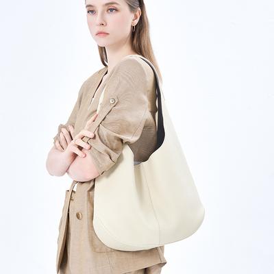 Echte Leder Damen Handtasche Vielseitige Pendler Handtasche Neuer Stil Temperament Schultertasche Beuteltasche Modische Rindsleder Tasche Damen