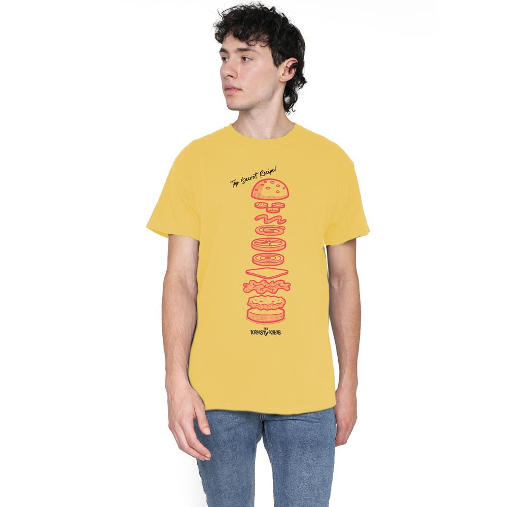 SpongeBob Schwammkopf Herren Krabby Patty T-Shirt