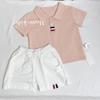 Kinder Sommer Lässiges Sport Polo & Shorts Set