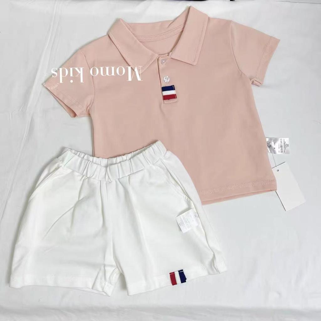 Kinder Sommer Lässiges Sport Polo & Shorts Set