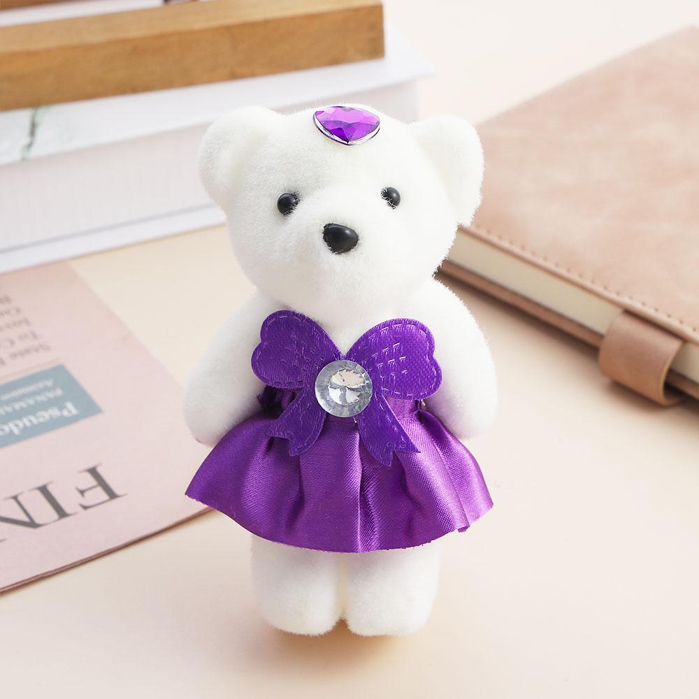 PCS Cute Cartoon Plush Animal Doll Toy Hard foam Bouquet Bear Plush Doll Kid Toys Small Bear Doll