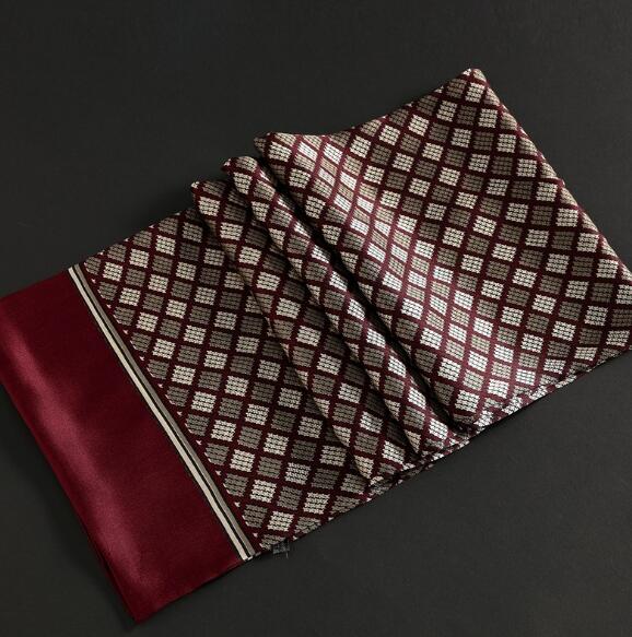 100% Natural Silk Double Layer Cravat Men's Silk Printed Long Scarf Premium Gift for Men 28x160cm