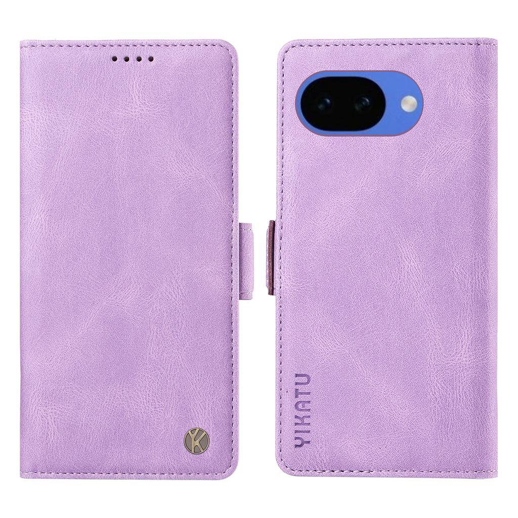 For Google Pixel 10a Leather Case YIKATU YK-005 Skin-touch Feeling Wallet Phone Cover