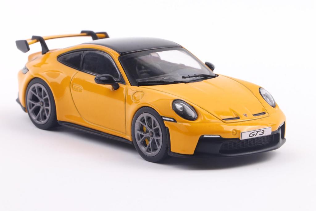 SOLIDO Scale Porsche 911 GT3 2023 Finished Product S4312504 1/43 (992) (Yellow)