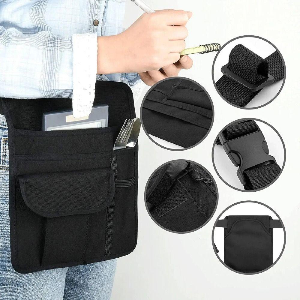 with Adjustable Belt Restaurant Apron Bag Canvas Ordering Waist Bag  Restaurant