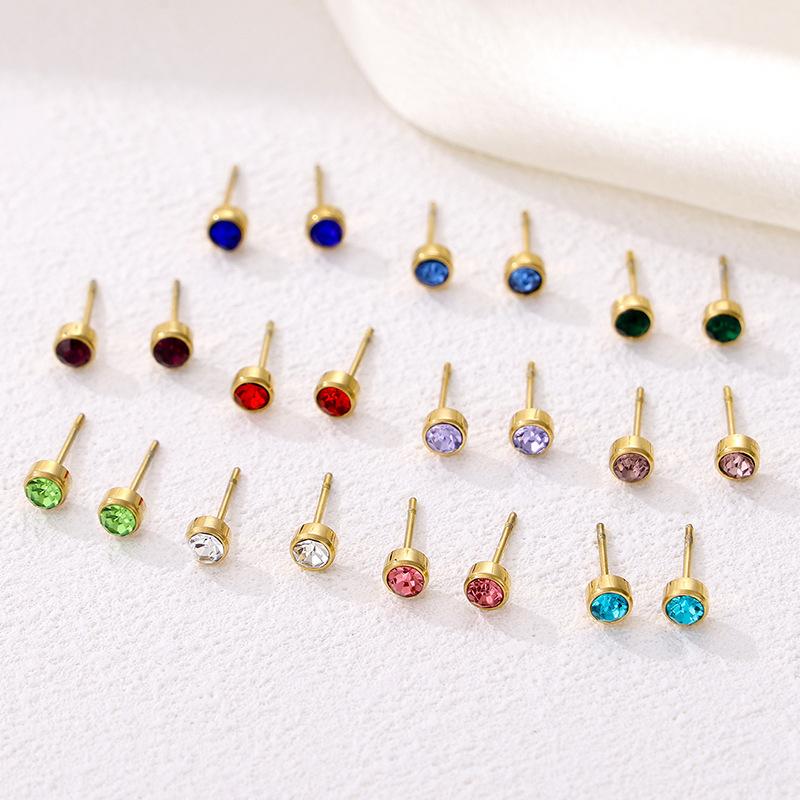 Stahl Mehrfarbig Schraubkugel Ohrstecker Für Damen/Herren Knorpel Helix Hantel Ohrstecker Piercing Schmuck