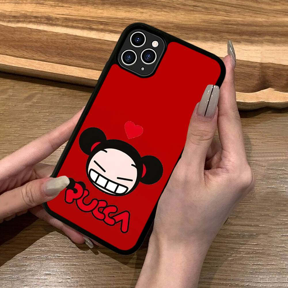 Cartoon Pucca Garu New Phone Case Silicone PC+TPU For For IPhone 11 12 13 14 15 16 Plus Pro Max Cover iPhone 13