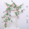 Silk Rose Vine Artificial Flower Chain for Living Room Decor