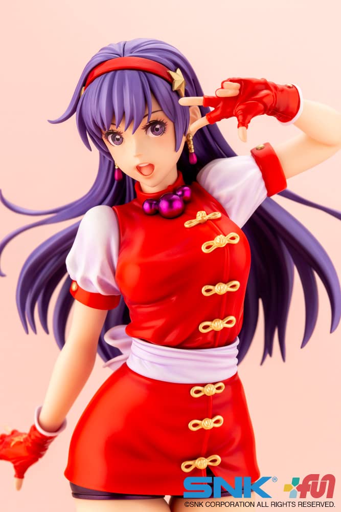 BISHOUJO SNK Bishoujo Athena Asamiya KING OF FIGHTERS Scale PVC Painted Finished Figure SV314 -THE '98-1/7