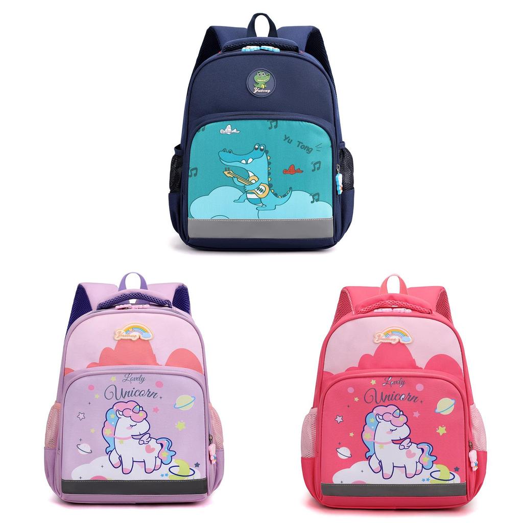 Unicorn Kids Backpack For Preschool With Breathable Nylon And Cushioned Straps For School Use