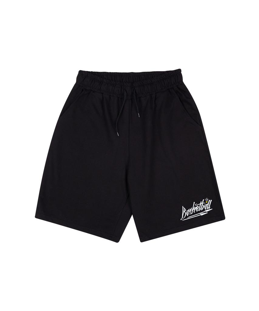 CREAM SODA LAB Basketball Training Shorts Black White