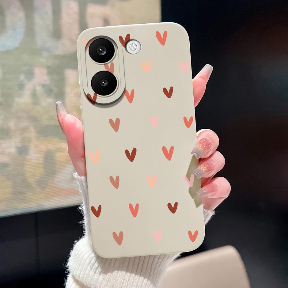 For Xiaomi Poco X8 Pro X8 Pro Max Cases Colorful Love Heart Anti-fall Artistic Protector For PocoX8Pro PocoX8ProMax Back Cover