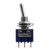 Miniature Toggle Switch Heavy Duty Rocker Toggle Switch 2 Position 3 Pin ON/ON Switch for Car Truck Household Appliance