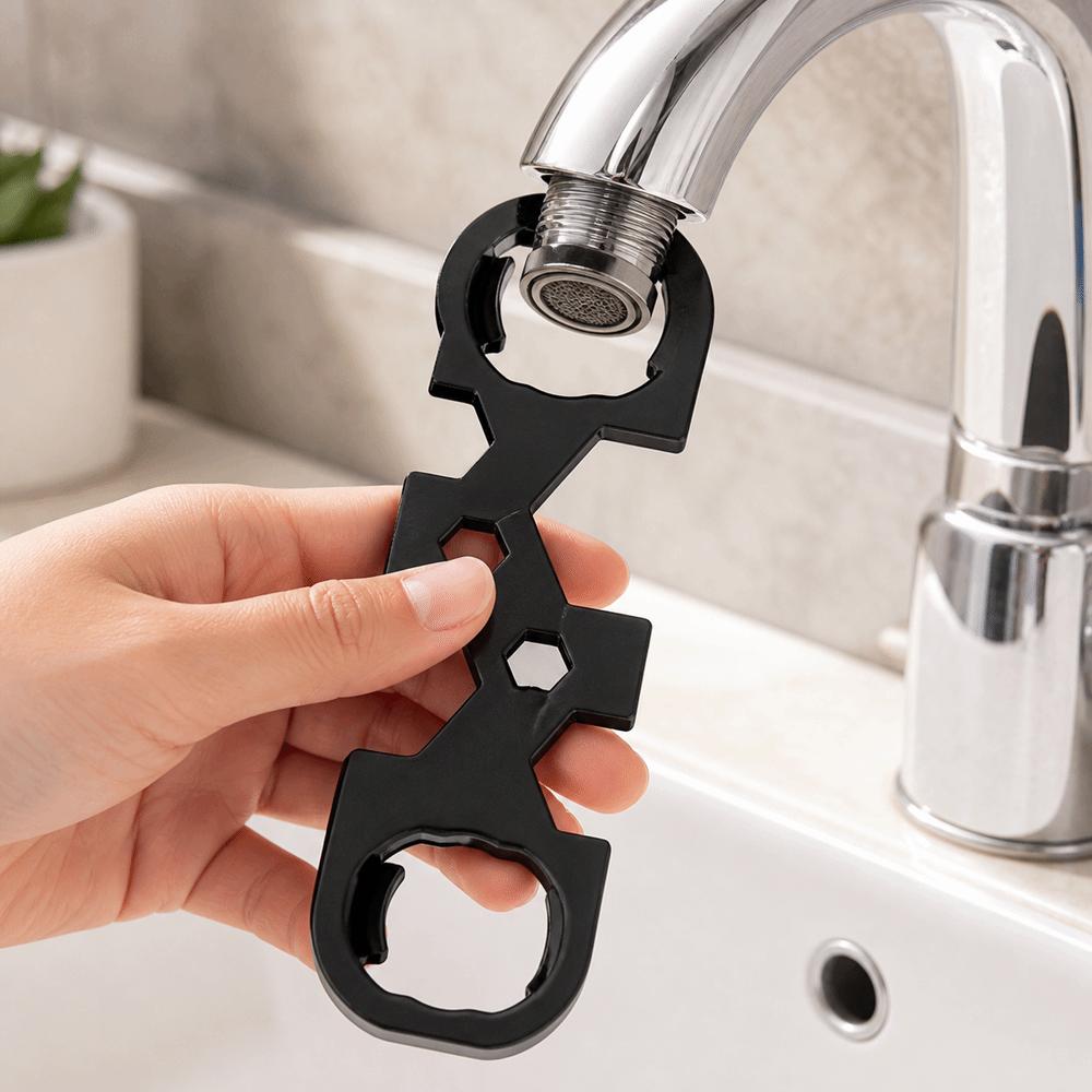 Metal Faucet Aerator Wrench Irregular Shape Faucet Repair Wrench Plumbing Wrench  Kitchen Bathroom