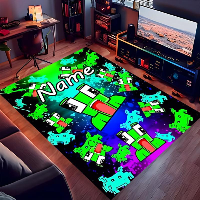 Custom personalization gaming Unspeakable Print Area Rug - Soft, Washable Non-Slip Indoor Mat,Living Room,Home&Office Decorative Rug