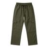 Herren Cargo-Hose Elastischer Bund Mehrere Taschen Gerade Weiter Beinteil Lässig
