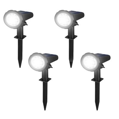 DODOGOD Solar Brightness Automatic Ground Solar No Wiring Automatic Super Easy IP65 Security and Disaster Garden Lighting for Parking Front of and