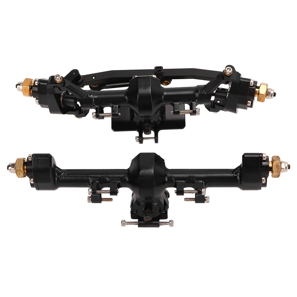 RC Front Rear Axle Assembly CNC Machined Hardened Steel Aluminum Alloy RC Front Rear   Axle for   SCX24 1Celsius24