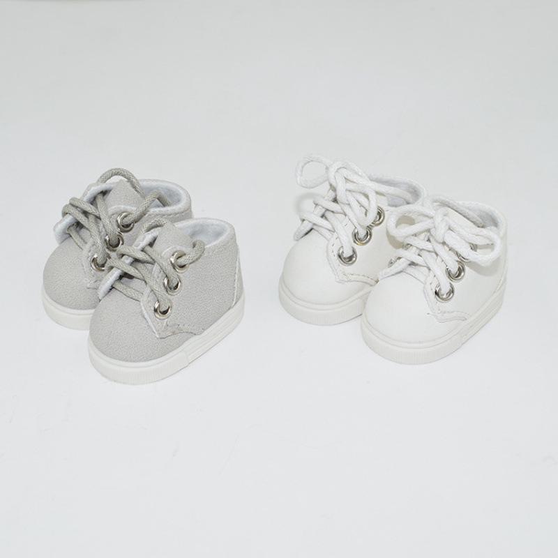 EXO 20CM Cotton Doll Shoes: Leather Shoes for Dali Li 6-Point BJD, Size 4.8x2.8CM