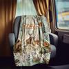 Woodland Wildlife Rv Customize Your Name Blanket Comfortable Soft Lightweight Multiseasonal Blanket For Travel Camping Picnics Sofas Rvs Beds Living