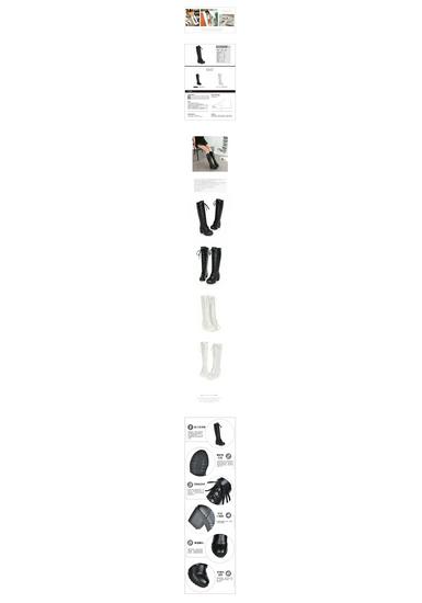 Trendy Women's High-Heeled Black Lace-Up Martin Boots - Autumn/Winter