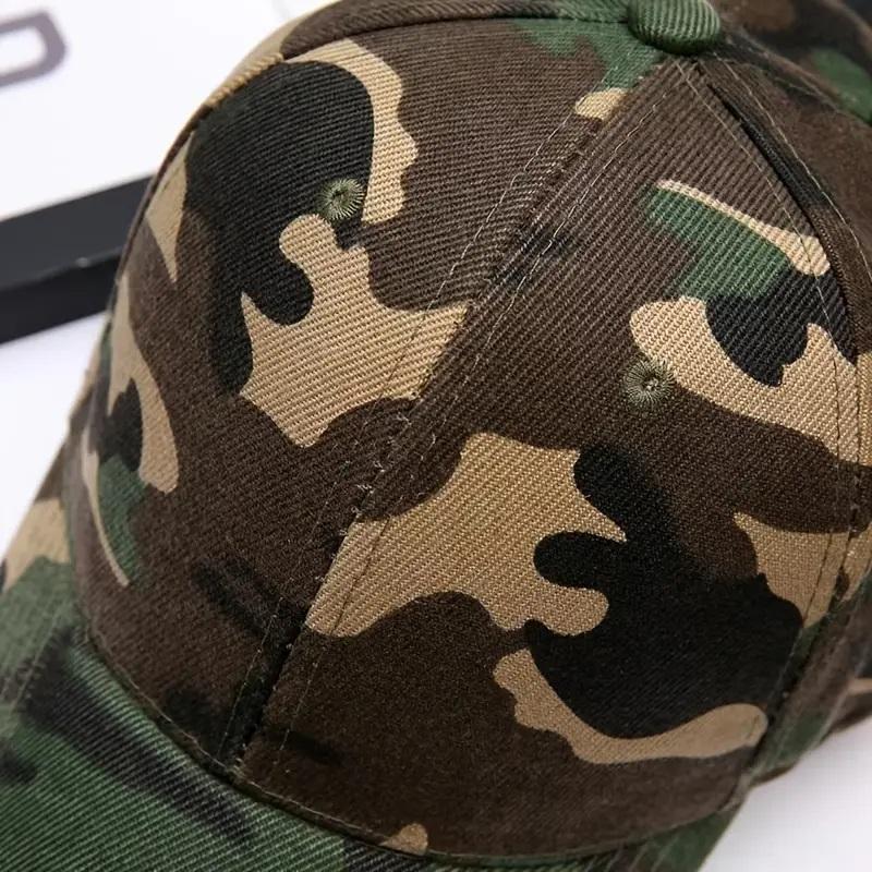 Curved Brim Camouflage Baseball Cap Outdoor Sports Sunshade Camouflage Hat Camping Military Training Duckbill Cap