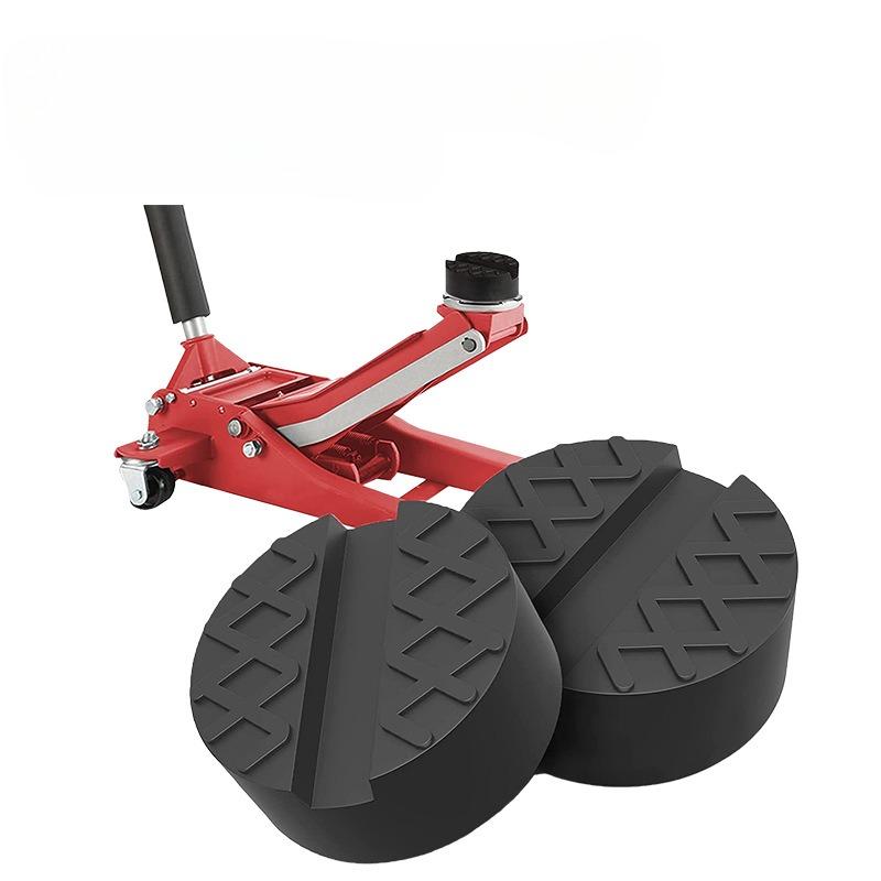 Car Hydraulic Jack Rubber Pad Universal Frame Protector Anti-slip Elevated Pallet Pad Jack Support Block Car Disassembly Tools