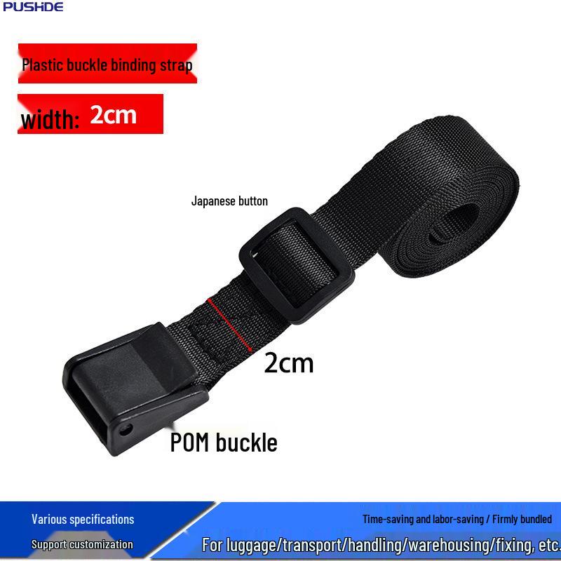 Polyester Strap with D-ring Buckle for Cargo Securing and Pallet Tensioning