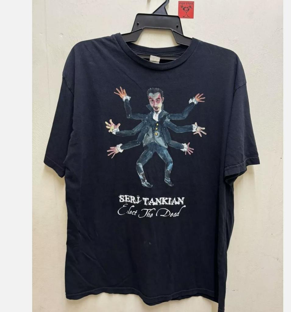 26 Serj Tankian Sänger System Of A Down Schwarz Kurzarm Unisex T-Shirt Unisex T-Shirt
