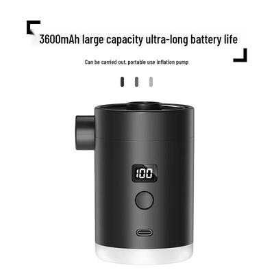 Dual-Use Electric Air Pump for Camping: Inflates & Deflates Air Mattresses and Swimming Rings