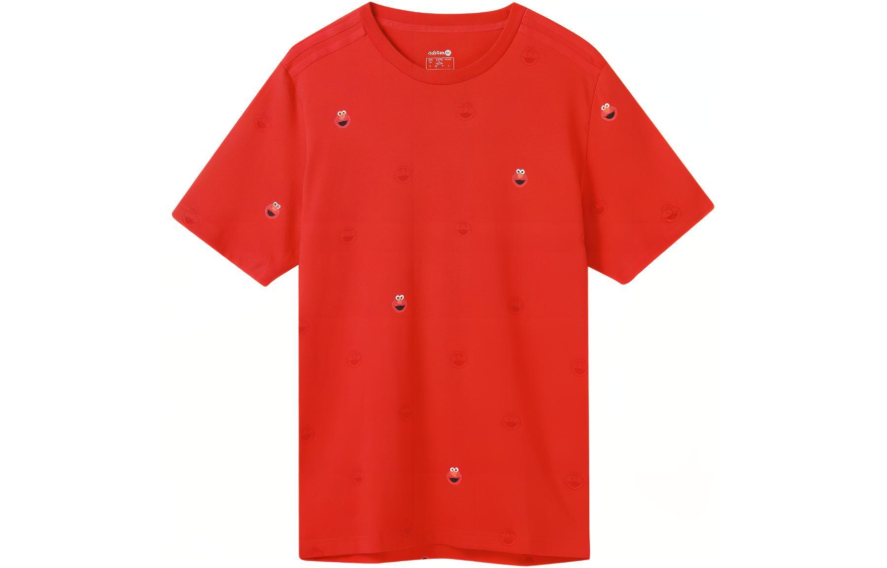 Мужская футболка Adidas Neo Sesame Street Co-branded Collection Красная HD7286 L