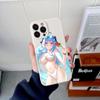 Genshin Impact Sexy Girl Original Square Liquid Silicone Phone Case For iPhone 14 11 12 13 Pro Max X XS XR 7 8 Plus DIY Cover