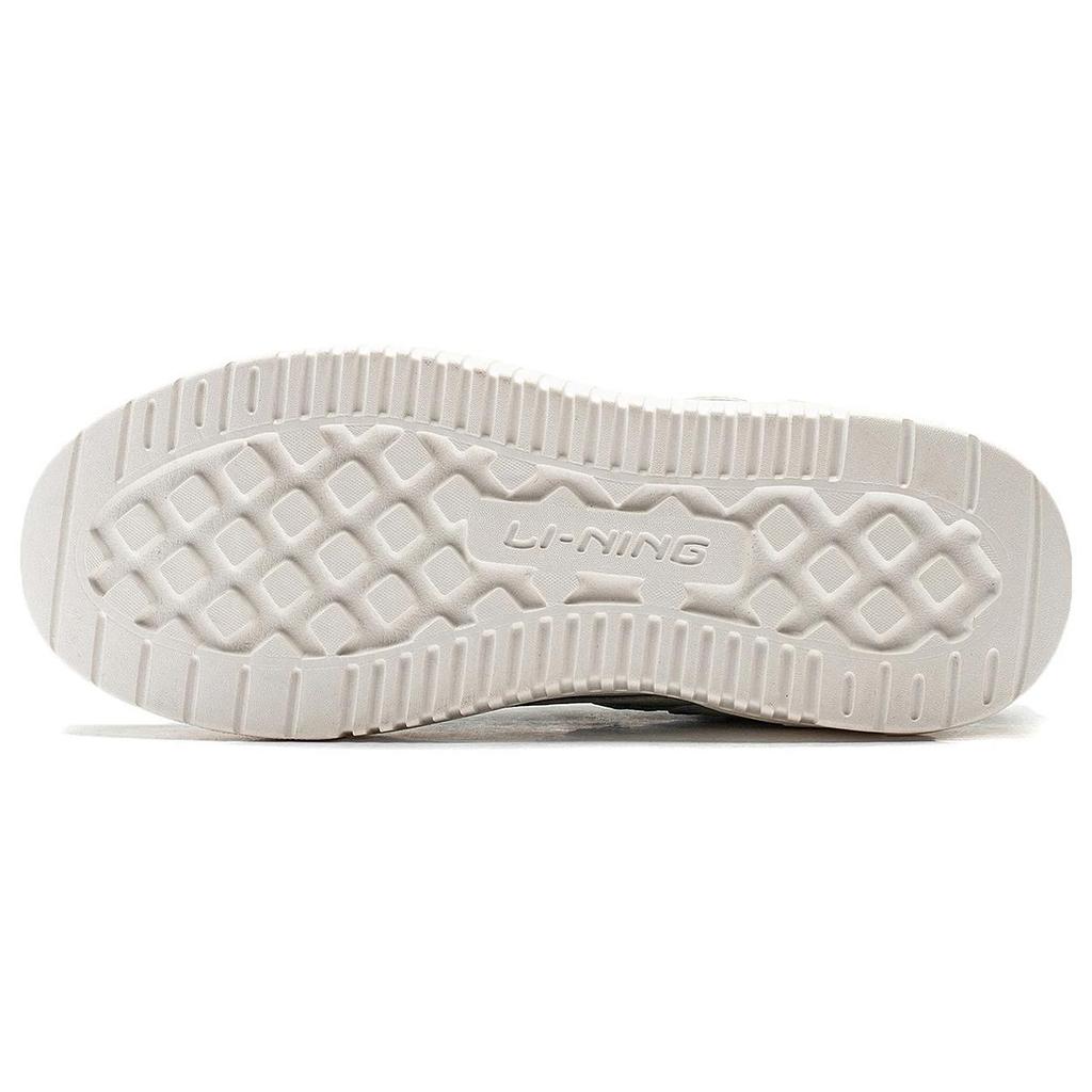 Li Ning Kolekcja Cyan Cloud Odporne na ścieranie Niskie Buty Codzienne Damskie Białe Cyjanowe AGCT298-2