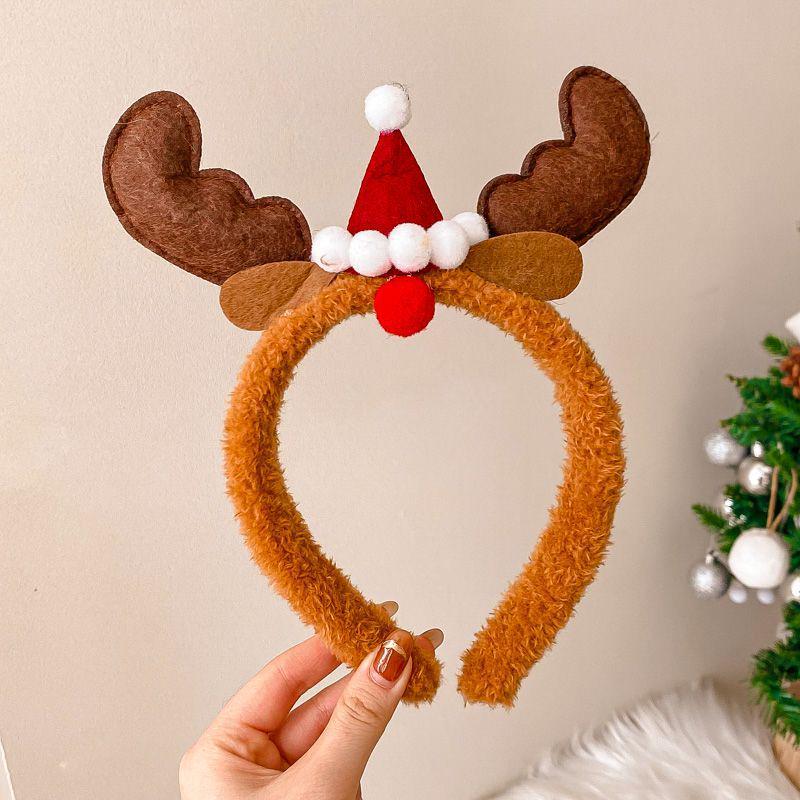 

Christmas Snowman Plush Hair Accessories: Cute Headband & Hair Clips for Women