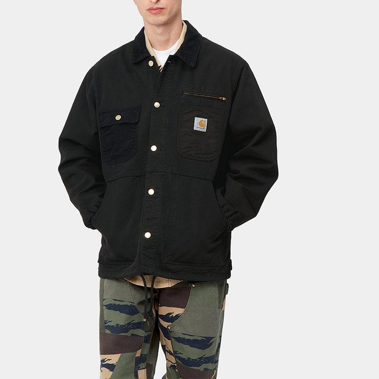 Carhartt WIP Medley Dearborn Canvas 12oz Jacket Black (Garment Dyed) Men Streetwear I030439-89-GD