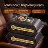 Leather Care Wipes for Deep Maintenance and Cool Black Restoration
