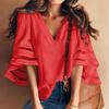 Stylish Loose Fit Women's T-shirt In Chiffon Perfect For Curvy Figures And Comfortable Wear