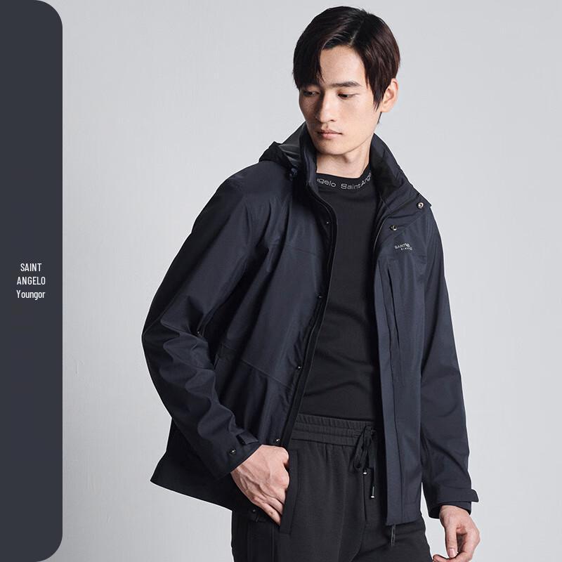 

Baoxiniao Men s Business Casual Light Outdoor Stand Collar Hooded Jacket 52