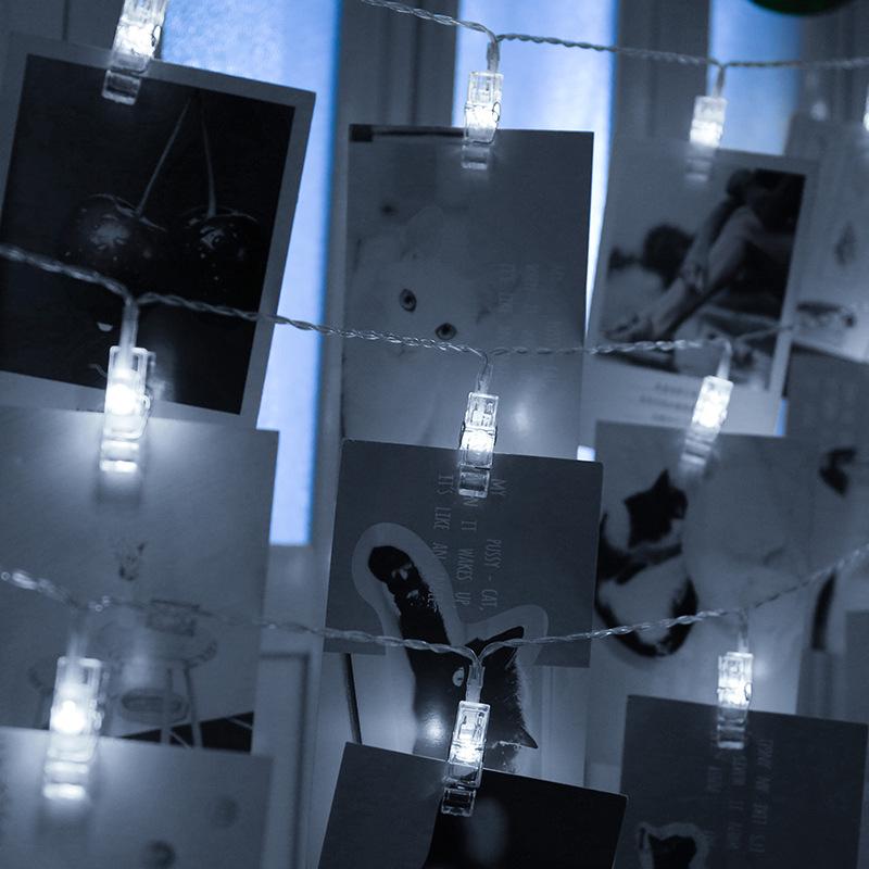 LED Photo Clip String Lights for Proposal and Room Decoration