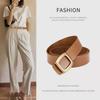 New Non-Interlayer Leather Women'S Belt Double-Sided Use Versatile Simple Belt Casual Jeans Belt