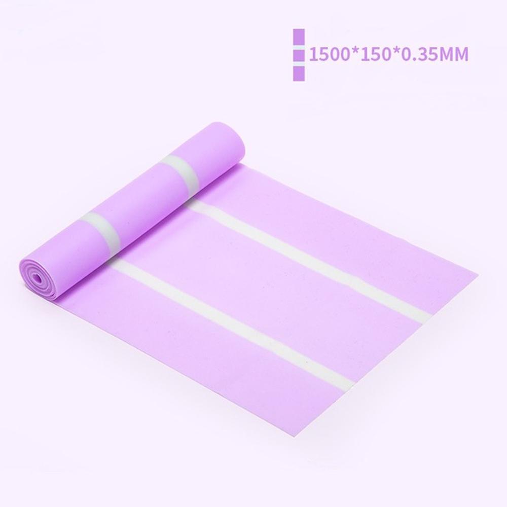 

Новые 1,5 м натяжные ленты для йоги, пилатеса, растягивающиеся тренировки, спортивные тренировки, эластичные ленты для фитнеса, резиновые ремни, оборудование для упражнений фиолетовый